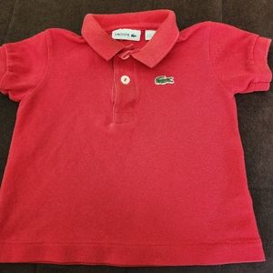 Lacoste Red Polo Kid